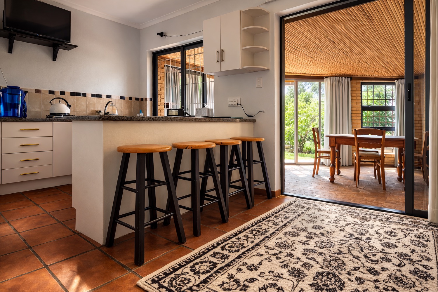Apartment living or kitchen detail